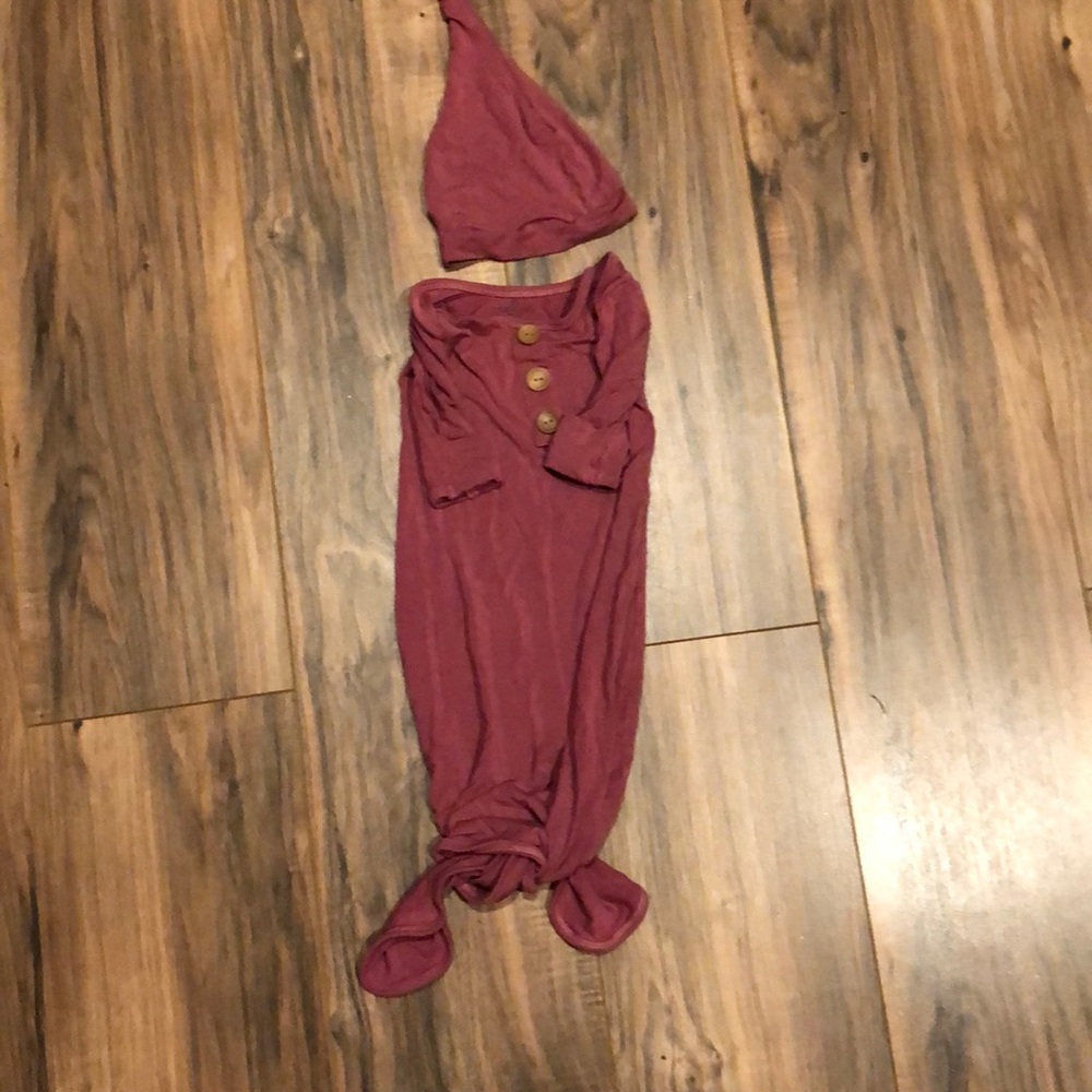 Newborn Caden and Lane gown
